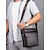 preiswerte Taschen für Herren-Umhängetasche aus braun-schwarzem Kunstleder für Herren mit verstellbarem Schultergurt – stilvolle und praktische Umhängetasche, Messenger Bag für die Arbeit, Reisen und den täglichen Gebrauch