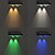 cheap Outdoor Wall Lights-1/2pcs Solar Outdoor Wall Light Courtyard Waterproof Wall Wash Light RGB Color Changing Villa Garden Fence Porch Landscape Decoration