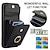 levne Pouzdra pro iPhone-telefon Carcasă Pro iPhone 17 Pro Max 17 Air 16 15 14 Pro Max Plus 13 12 11 Pro Max Mini Zadní kryt Držák na prsteny s poutkem na zápěstí Slot pro kartu Retro TPU PU kůže