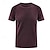 cheap Tees &amp; Shirts-Men&#039;s T shirt Short Sleeve Crew Neck Tee Tshirt Muscle T-Shirt Short Sleeve Shirt Outdoor Quick Dry Workout Soft Sweat wicking Polyester Burgundy Royal Blue Dark Blue Gym Climbing Camping / Hiking