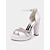 abordables Officiel-sandales à bride cheville bleues glamour | parfaites pour les mariages et les fêtes