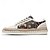billige Herresneakers-mænds afslappede lærredssneakers med tribal print og jute reb sål – behageligt hverdagsfodtøj