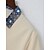 billiga Basic Tees-set för män-Herr Våffelskjorta Polo T-shirts Byxuppsättningar Långärmad Fjärdedels blixtlås Ensfärgat Stickat Mode Ficka Hem Kontor / Karriär Gata Svart Elfenben Blå Topp t-shirt för män