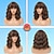 baratos Perucas Sintéticas sem Touca-peruca curta ondulada com franja perucas para mulheres perucas curtas e cacheadas bob perucas sintéticas de reposição de cabelo natural perucas de fantasia cosplay peruca de halloween