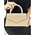 voordelige Clutches &amp; Avondtasjes-Dames Koppeling Avondtasje Schoudertassen Klep tas Polyesteri Feest Bruiloft Ketting Grote capaciteit Multi-dragen Effen Kleur Zilver Zwart Lichtbruin