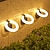 abordables Luces de suelo-Luces solares de tierra para jardín al aire libre, luces decorativas superbrillantes para paisajismo, luces de suelo enterradas, material plástico, para decoración de césped, patio, camino y hogar.