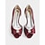 preiswerte Halbformell-burgunderfarbene Peep-Toe-Schuhe aus Satin für Damen mit Schleife und Strassverzierungen – elegante Hochzeitsschuhe für die Braut und formelle Anlässe