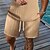 billiga Basic skjortor för män-Herr 2 delar Skjorta set Sommar set Matchande set Casual skjorta Knapp upp skjorta Svart Vit Kungsblå Khaki grön Ljusblå Kortärmad Slät Krage Semester Dagligen Kläder Mode Ledigt Bekväm