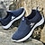 billige Herresneakers-slip-on vandresko til mænd – slidstærke udendørs sneakers med skridsikker sål, letvægtsdesign og åndbart stof til trailløb og camping