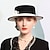 abordables Fascinadores &amp; Sombreros-Sombreros 100% Lana Bombín / Sombrero Cloché Sombrero de copa Boda Fiesta de Té Elegante Boda Con Pluma Perla Celada Sombreros