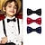 cheap Kids' Ties &amp; Bows-Kids Boys Girls' Ties &amp; Bows Active Basic Party Birthday Solid Color Silver Apple Green