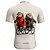 abordables Maillots pour hommes-Homme Maillot de cyclisme Graphique Manche Courte Cyclisme T-shirt Maillot avec 3 poches arrière VTT Vélo tout terrain Séchage Rapide Design Anatomique Évacuation de l'Humidité Respirant Des sports