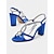 baratos cocktail-sandálias femininas de cetim azul royal com strass – saltos elegantes para coquetéis, casamentos e celebrações noturnas