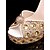 voordelige Bruiloft- en speciale gelegenheidsschoenen-glamoureuze met kristallen versierde platform sandalen voor dames met enkelbandje | perfect voor bruiloften en speciale gelegenheden