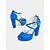 billige Formell-sateng plattform sandaler for kvinner med peep toe og ankelstropp – elegante brudesko for bryllup og formelle anledninger