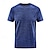 cheap Tees &amp; Shirts-Men&#039;s T shirt Short Sleeve Crew Neck Tee Tshirt Muscle T-Shirt Short Sleeve Shirt Outdoor Quick Dry Workout Soft Sweat wicking Polyester Burgundy Royal Blue Dark Blue Gym Climbing Camping / Hiking