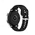 preiswerte Samsung-Uhrenarmbänder-Uhrenarmband für Samsung Galaxy Watch 3 45mm, Galaxy Wacth 46mm, Gear S3 Classic / Frontier, Gear 2 Neo Live Silikon Ersatz Gurt Verstellbar Sportarmband Armband