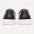 billige Premium læder loafers-slip-on sneakers til mænd i premium koskind med vævet læderdesign, kvast- og guldkædedetalje, afslappet og stilfuldt til hverdagsbrug