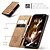 abordables Coques iPhone-téléphone Coque Pour iPhone 16 15 14 Pro Max Plus iPhone 13 12 11 Pro Max Mini Coque à Rabat avec Support Magnétique Emplacement Carte Rétro TPU faux cuir