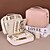 cheap Jewelry &amp; Cosmetic Storage-3-in-1 Multifunctional PU Cosmetic Bag, Large Capacity and Premium Portable Makeup Brush Organizer, Travel Makeup Case, Mother&#039;s Day Gift for Wome