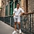 billiga arbetsshorts-Herr Klänning Shorts Arbetsshorts Casual shorts Golfshorts Ficka Rakt ben Solid färg Komfort Bärbar Knelängd Utomhus Dagligen Streetwear Stylish Svart Brun