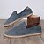 cheap Men&#039;s Slip-ons &amp; Loafers-Men&#039;s Casual Slip-On Espadrille Shoes with Soft Canvas Upper and Comfortable Jute Sole, Perfect for Summer, Beach, and Everyday Wear