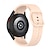 abordables Correas de reloj Samsung-Ver Banda para Samsung Galaxy 3 41mm Silicona Reemplazo Correa Ajustable Bucle en Solo Loop Pulsera