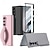 abordables Carcasas Samsung-teléfono Funda Para Samsung galaxia Plegado en Z 7 Plegado en Z 6 Z Fold 5 Funda Trasera Magnética Soporte de carga inalámbrica con correa de muñeca Retro TPU Silicona