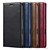 billige iPhone-etuier-telefon Etui Til iPhone 16 15 14 Pro Max Plus 13 12 11 Pro Max Mini Flip cover Med stativ Magnetisk Kortplads Kontor / Business TPU PU Læder