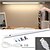 billiga skåpljus-2pack skåplampor usb-drivna smart led kökslampa handsvep sensorljus hög ljusstyrka bakgrundsbelysning för skåp garderob låda sensorljus 30/40cm