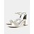 ieftine Semi-formal-pantofi de mireasa eleganti, cu tocuri deschise, impodobite cu perle de fildes, cu bareta la glezna