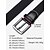 abordables Accessoires de vacances-ceinture tressée élastique pour homme – ceinture extensible réglable avec boucle en cuir pour les occasions décontractées, professionnelles et en plein air