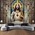 abordables Tapisserie Religieuse-Tapisserie suspendue Jésus Croix Art mural Grande tapisserie Décor mural Photographie Arrière-plan Couverture Rideau Décoration maison Chambre Salon