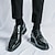 voordelige Formeel-Herenschoenen van bruin imitatieleer met krokodillenmotief en brogue-details – elegante nette schoenen voor formele gelegenheden en kantoorkleding