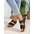 voordelige Casual sandalen-dames gele open sandalen met dubbele bandjes en geweven zool – stijlvolle en comfortabele zomerschoenen voor casual uitjes