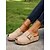 billige Casual sandaler-kvinders peep-toe wedge muldyr med spændestropper og besat accenter – komfortable slip-on sandaler til fritidstøj og sommerudflugter