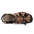 abordables sandalias de exterior-Sandalias de exterior con punta cerrada para hombre: diseño duradero de gamuza y malla con correas ajustables, suela antideslizante, perfectas para caminatas y aventuras de verano.