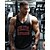 abordables Camisetas sin mangas de gimnasio-Hombre Camiseta sin mangas Camisetas Interiores Camiseta deportiva Camisa sin mangas Sin Mangas Escote en U Verano Plano Moda Design Músculo Cuello redondo Exterior Noche Gimnasia Negro Blanco Rojo