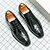 voordelige Formeel-Herenschoenen van bruin imitatieleer met krokodillenmotief en brogue-details – elegante nette schoenen voor formele gelegenheden en kantoorkleding