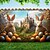 billige Ferie Tæpper-Hængende vægtæppe æg kanin vægkunst stort vægtæppe mural dekoration fotografi baggrund tæppe gardin hjem soveværelse stue dekoration
