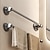economico Hardware del bagno-portasciugamani con ventosa grigio pistola per bagno in alluminio non perforato portaoggetti per bagno a parete palo singolo per asciugamani