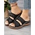 cheap Women&#039;s Sandals-Women&#039;s White Slip-On Sandals with Floral Cut-Out Design Comfortable Sole and Casual Style for Summer Wear and Daily Outings