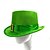billiga Fedora hatt-Herr Kentucky Derby Hat Solhatt Party hatt Svartgrön Grön Polyester Spänne Mode Ledigt Dagligen Saint Patrick Day Ensfärgat Solskyddskräm Andningsfunktion