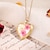 baratos Para mulheres-Colar de Pingente de Coração Personalizado - Melhor Presente para Mãe Presente de Casamento para Amantes Personalizável com Duas Fotos