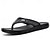 billiga Kjol sandaler-svarta flip flops för män med bekväm fotbädd, avslappnad slip-on design för dagligt slitage och avkopplande