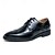 voordelige Formeel-Herenschoenen van bruin imitatieleer met krokodillenmotief en brogue-details – elegante nette schoenen voor formele gelegenheden en kantoorkleding