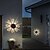 cheap Outdoor Wall Lights-Solar LED Wall Light 7 Color Changes for Deck Stairs Courtyard Channel Outdoor Decorative Lighting Waterproof Solar Landscape Lamp 2pcs