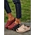 billige Casual sandaler-kvinders peep-toe wedge muldyr med spændestropper og besat accenter – komfortable slip-on sandaler til fritidstøj og sommerudflugter
