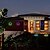 cheap Outdoor Wall Lights-Solar LED Wall Light 7 Color Changes for Deck Stairs Courtyard Channel Outdoor Decorative Lighting Waterproof Solar Landscape Lamp 2pcs