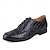 ieftine Formal-Bărbați Oxfords Model de crocodil PU piele Respirabil Comfortabil Anti-Alunecare Dantelat Maro Deschis Negru Toamnă Iarnă